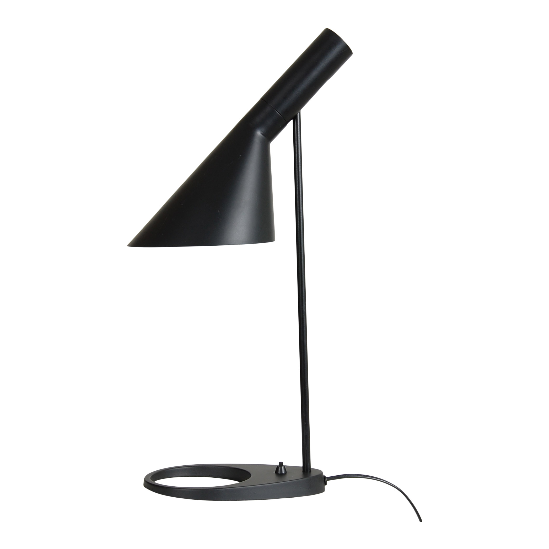 K b brugt Arne Jacobsen bordlampe sort CPH Classic